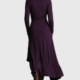 Purple | Pleated Maxi Dress — view 8