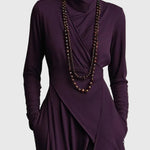Purple | Pleated Maxi Dress — view 10