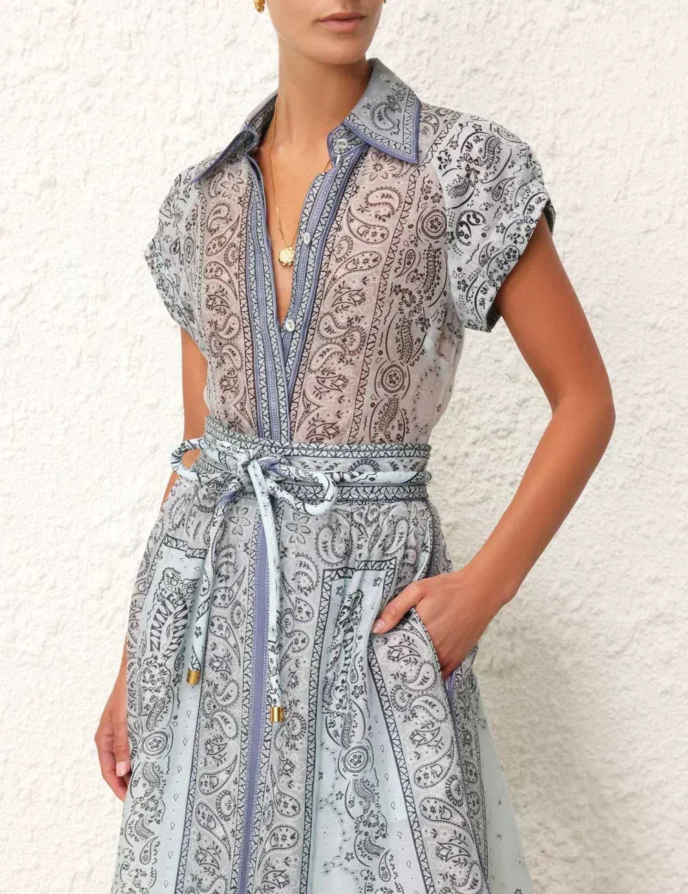 Adele - Bohemian Print Two-Piece Set — view 6
