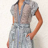 Adele - Bohemian Print Two-Piece Set — view 6