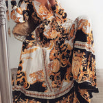 Faye - Boho Printed Dress — view 12