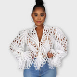 Savannah - Asymmetric Blouse — view 3