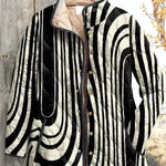 Hanne™ | Quilted Jacket in Zebra Print
