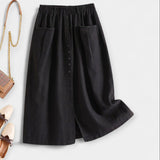 Midi Skirt with Wash — view 5