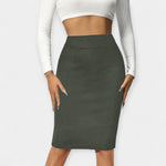 High-Waisted Office Skirt — view 6