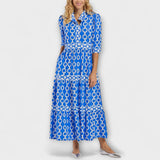 Juliana | Midi Dress with Chain Pattern — view 8