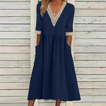LIVIA | MIDI LACE DRESS