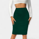 High-Waisted Office Skirt — view 9