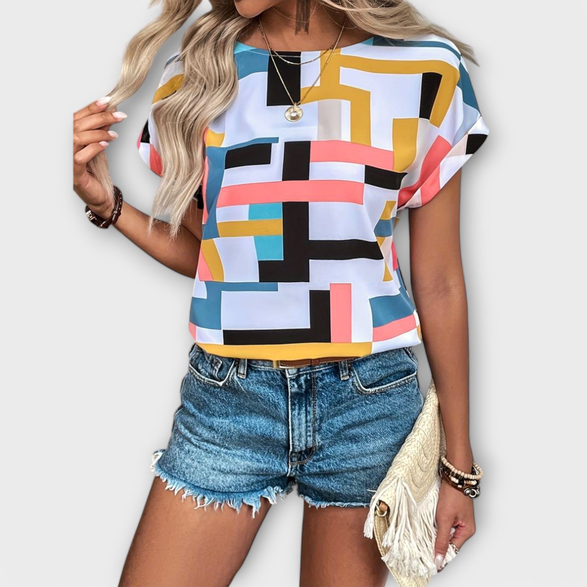 Mónica - Short Sleeve Blouse — view 5