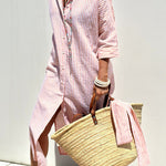Sophia - Striped Shirt Dress