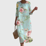 Hayley™ | Elegant Floral Maxi Dress