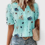 Emily - Blouse with V-Neck — view 17