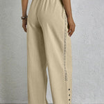 Shania - Relaxed Pants with Buttons — view 7