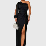 Melyssa | Elegant and Fluid Maxi Evening Dress — view 2