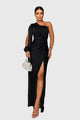 Melyssa | Elegant and Fluid Maxi Evening Dress — view 2