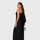 Melyssa | Elegant and Fluid Maxi Evening Dress — view 8