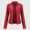 Giorgina™ - Elegant Leather Jacket for Women — view 5