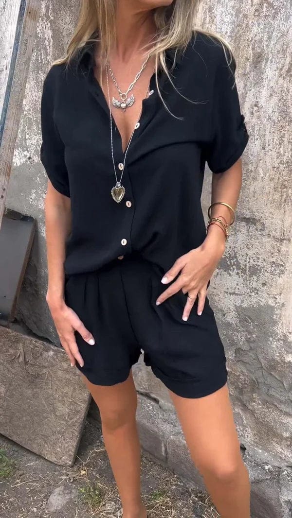 Melda - Lightweight Button-Up Set — view 2