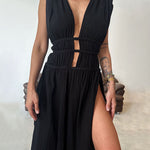 Zolla - Textured Dress with Slit — view 9