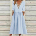 LIVIA | MIDI LACE DRESS — view 3