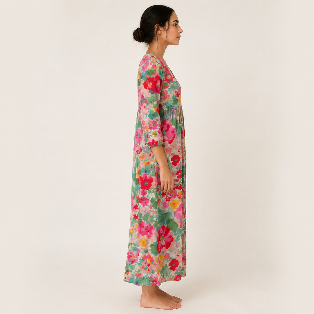 Olivia – Elegant Floral Dress — view 3