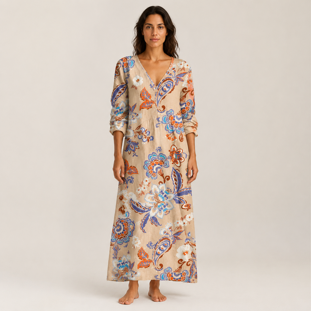 Alba – Boho Maxi Dress — view 3