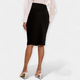 High-Waisted Midi Skirt — view 8