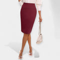 High-Waisted Midi Skirt — view 4