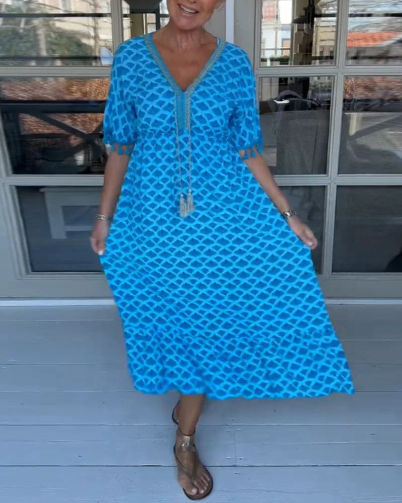 Felicity - Coastal Waves Dress — view 4