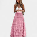 Boho Skirt with Satin Finish — view 7