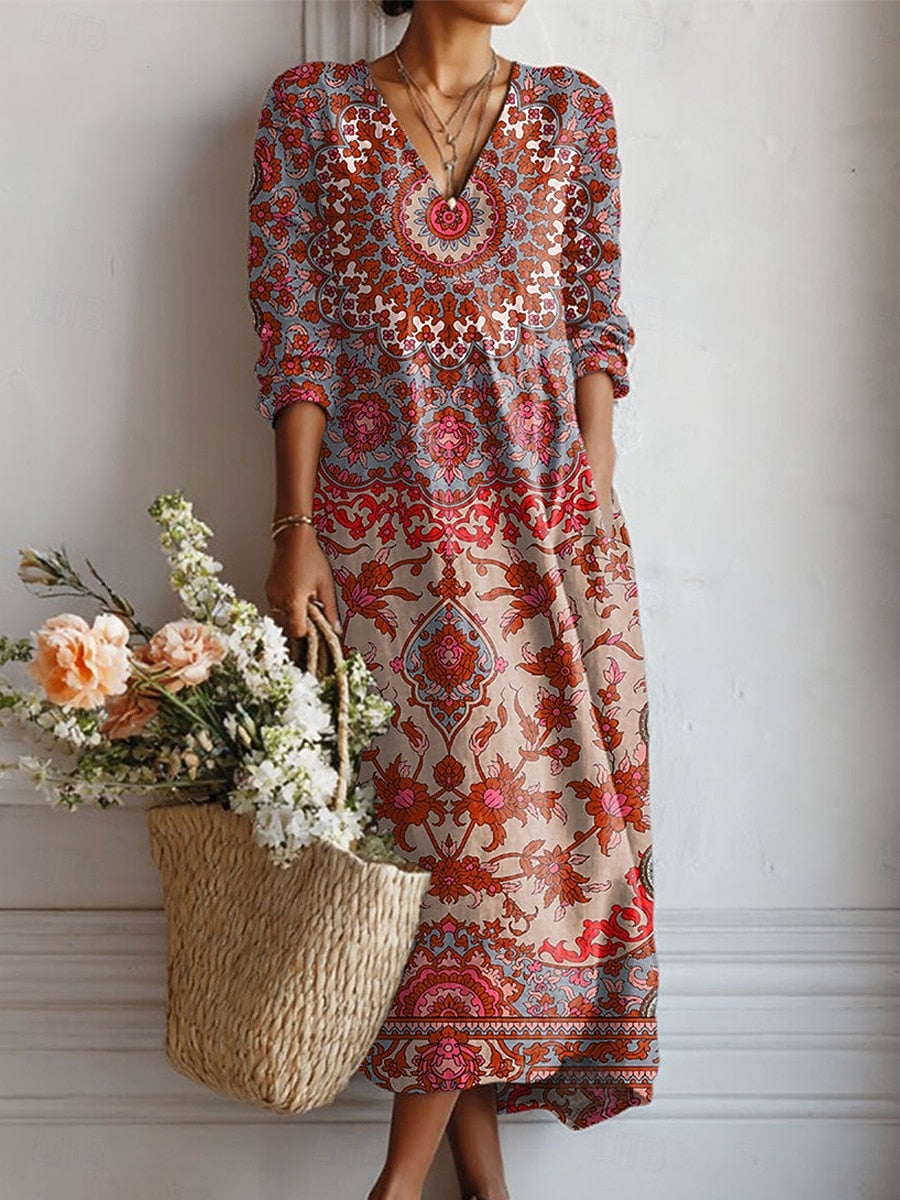Irene – Boho Maxi Dress
