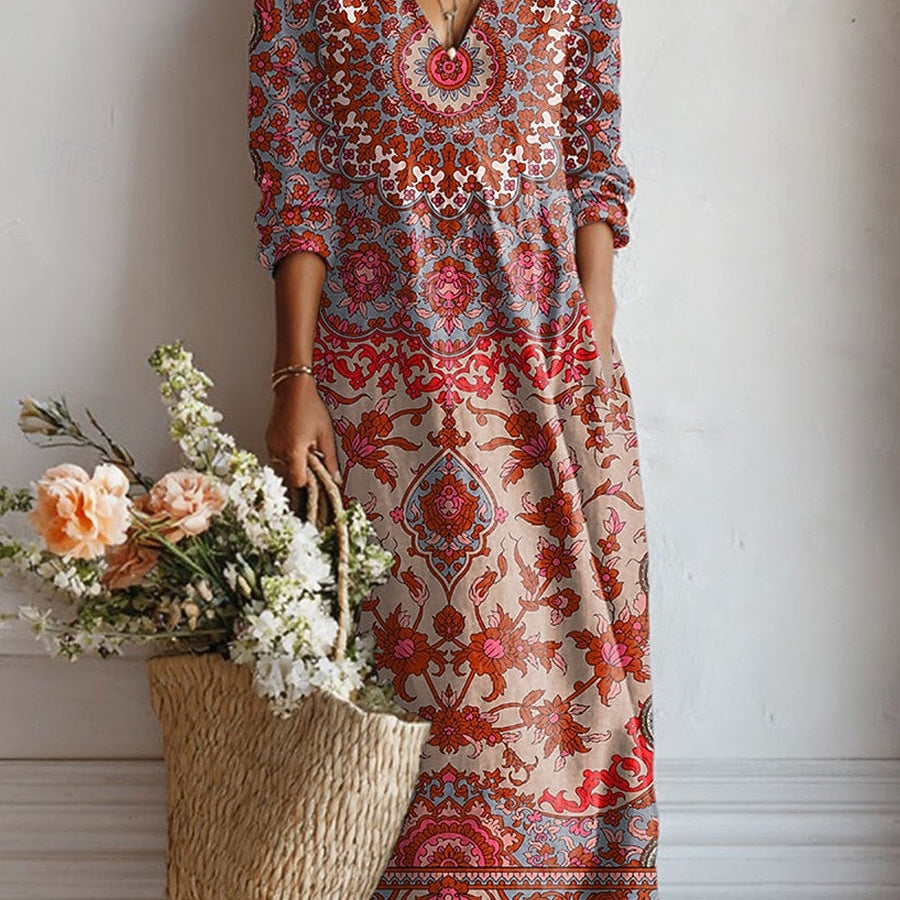 Irene – Boho Maxi Dress