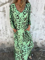 Jessa - Leopard Maxi Dress — view 3