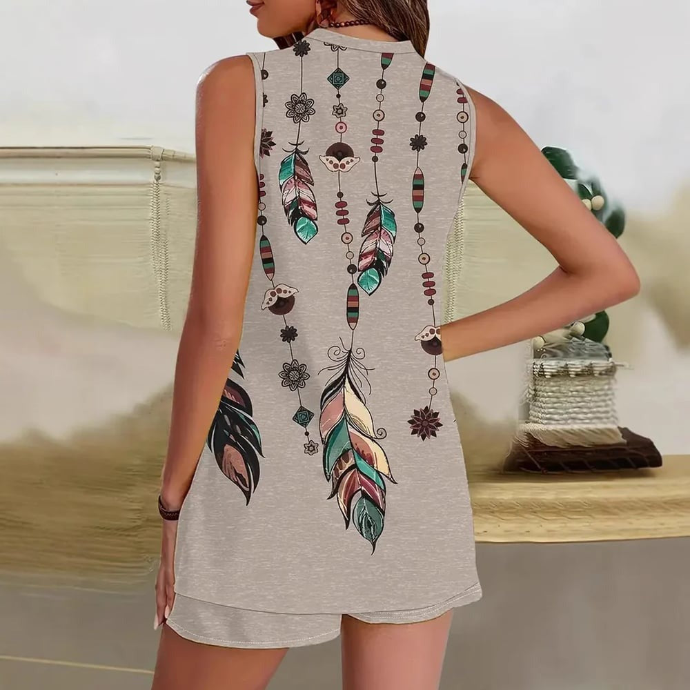 Vilma - Boho Feather Relax Set — view 2
