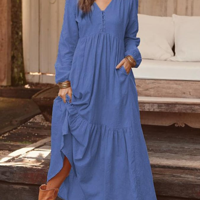 Cadence - Elegant Floral Dress — view 2