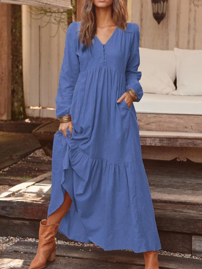 Cadence - Elegant Floral Dress — view 2