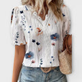 Emily - Blouse with V-Neck — view 3
