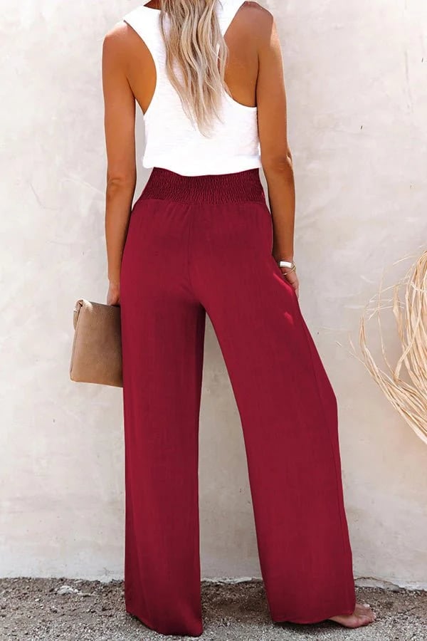 Riana - High-Waisted Relaxed Pants — view 5