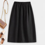 Midi Skirt with Wash — view 8