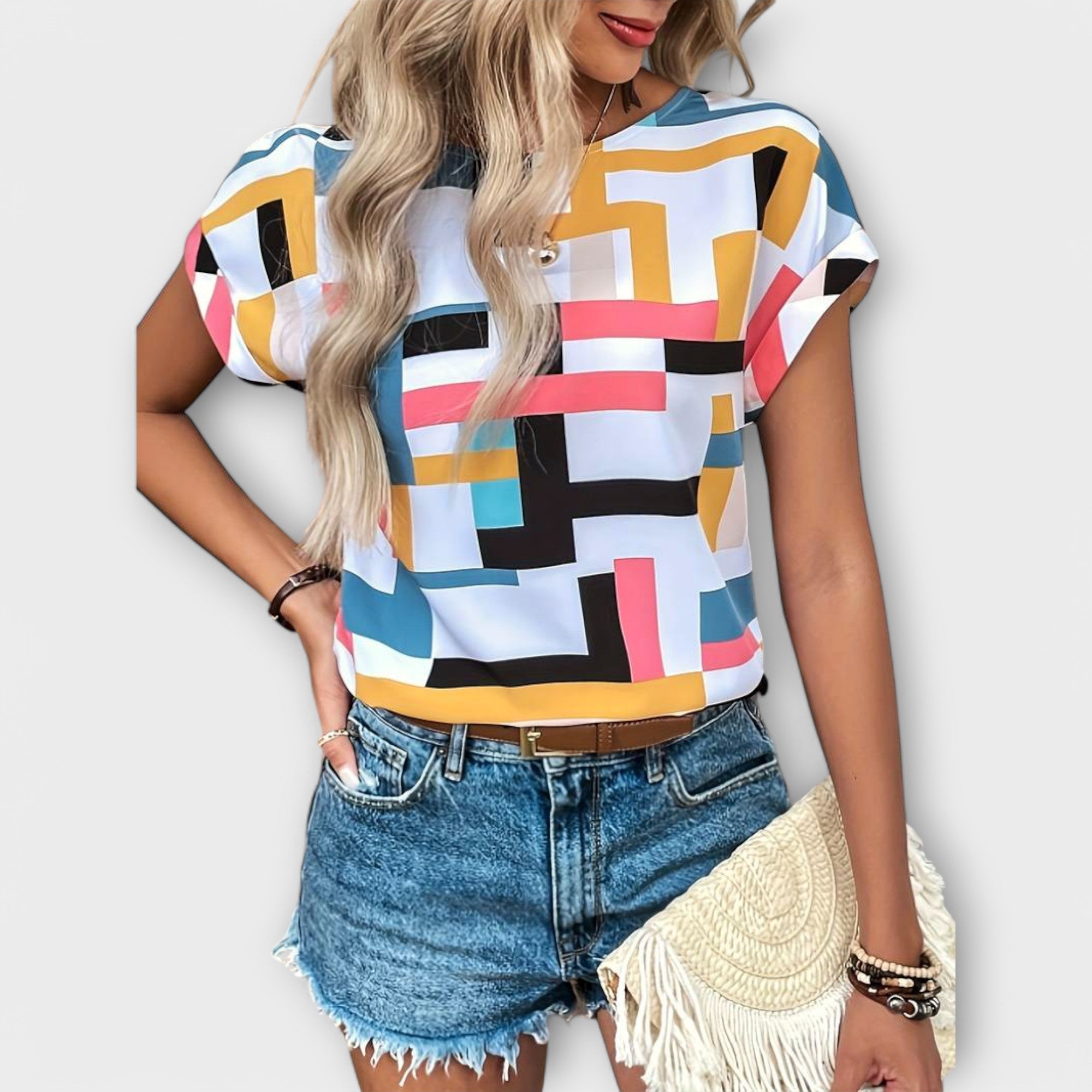 Mónica - Short Sleeve Blouse — view 3