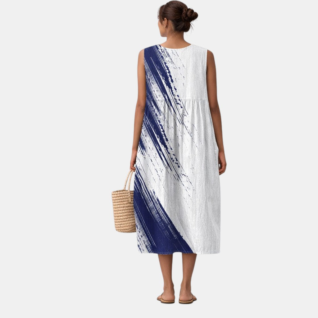 Cristina – Elegant Midi Dress for Everyday Wear — view 3