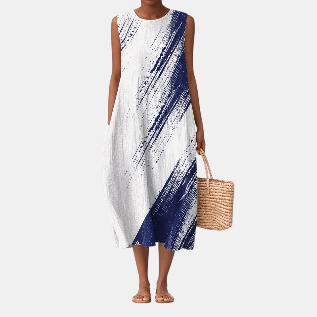 Cristina – Elegant Midi Dress for Everyday Wear — view 2