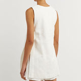 Fiona - Sleeveless Set with Buttons — view 5