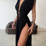 Zolla - Textured Dress with Slit — view 10