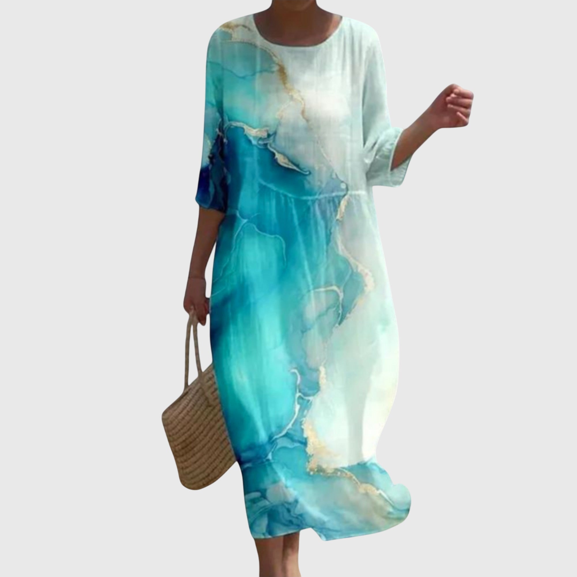 Hayley™ | Elegant Floral Maxi Dress — view 8