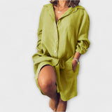 Clara - Casual Linen Blouse — view 5
