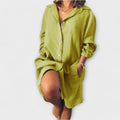 Clara - Casual Linen Blouse — view 5