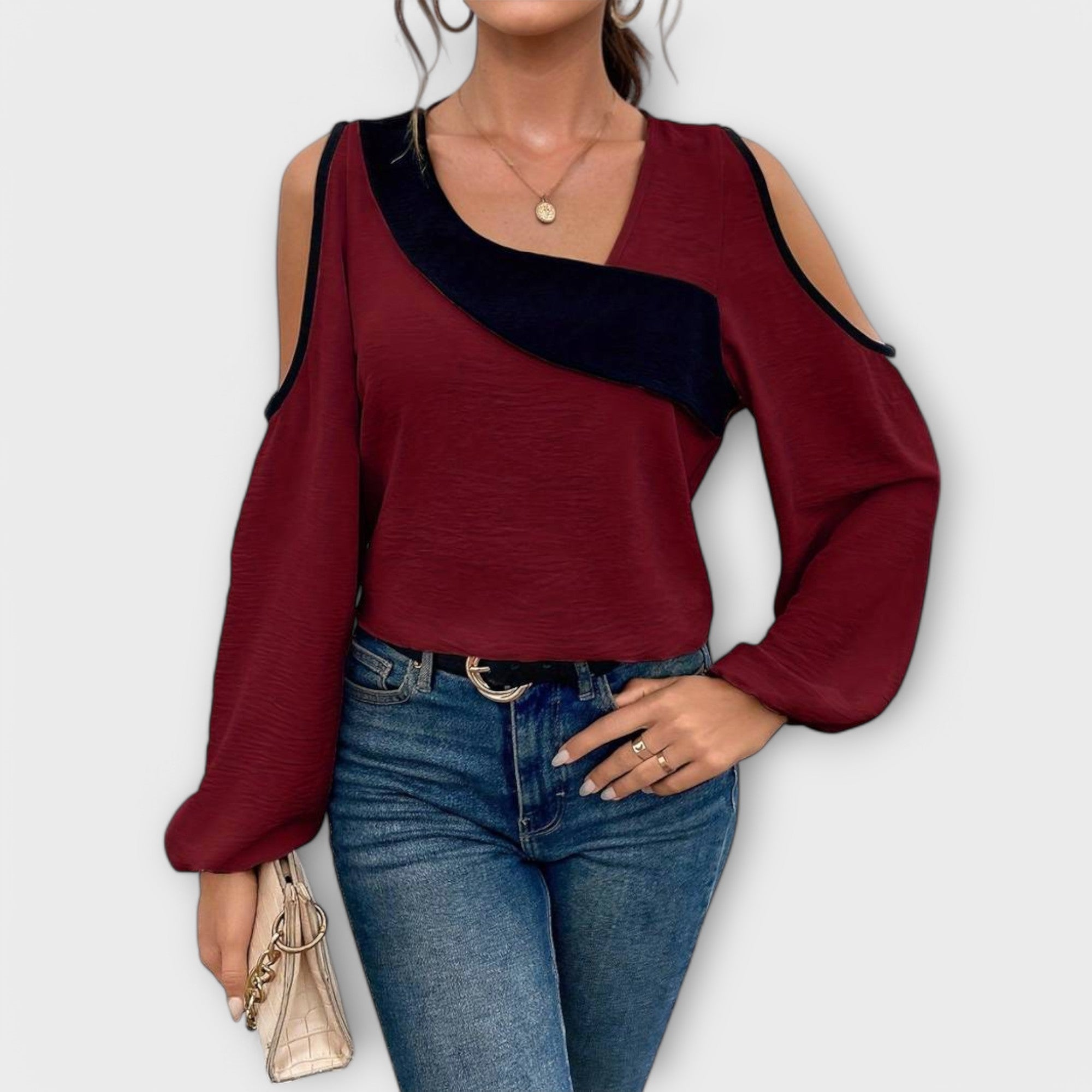 Scarlett - Blouse with Square Neck — view 4