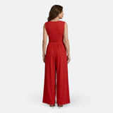 Leonor - Chic Sleeveless Wide-Leg Jumpsuit — view 10