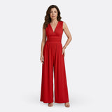 Leonor - Chic Sleeveless Wide-Leg Jumpsuit — view 8